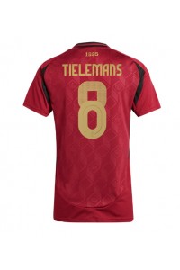 Belgia Youri Tielemans #8 Fotballdrakt Hjemme Klær Dame EM 2024 Korte ermer